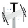 Tooq Soporte de Suelo con Ruedas FS1870M-B para TV de 37-70 pulgadas